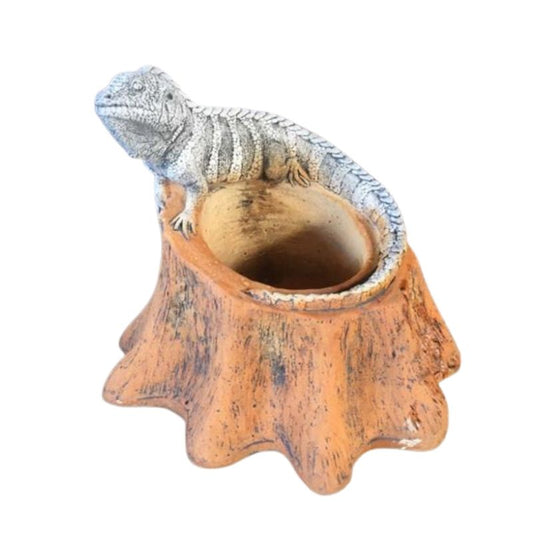 Lizard Planter Statue  