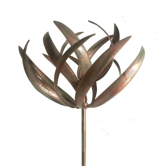 Wind Spinner Lotus Champagne Decor  