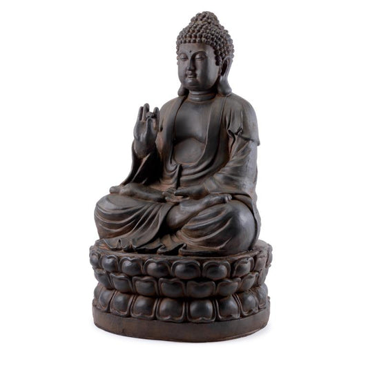 Kae Buddha - Antique Brown Statue  