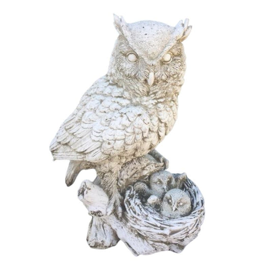 Nesting Owl Statue  