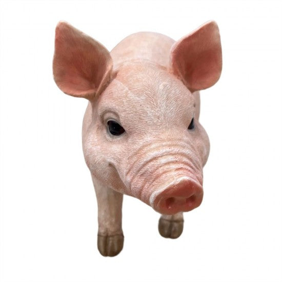 Resin Pink Pig Statue