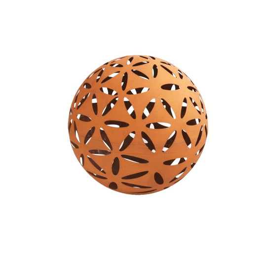 Ball Corten Moroccan 40cm Decor  