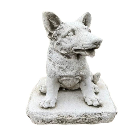 Small German Shepherd Statue  