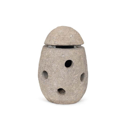 Lantern Cutwork Stone Egg Decor  