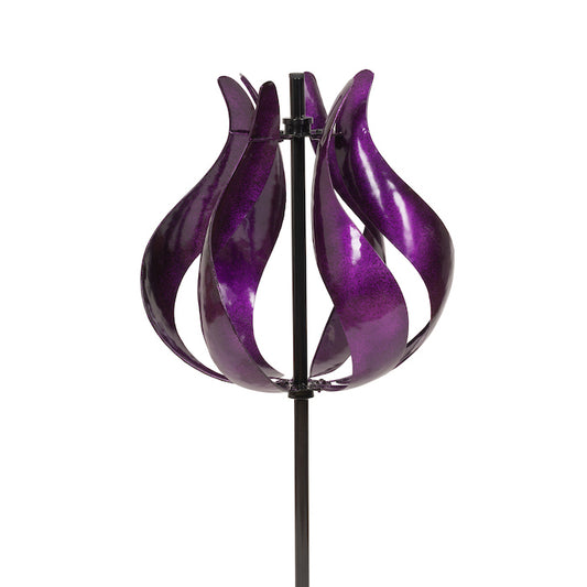 Wind Spinner Tulip Fuchsia Decor  