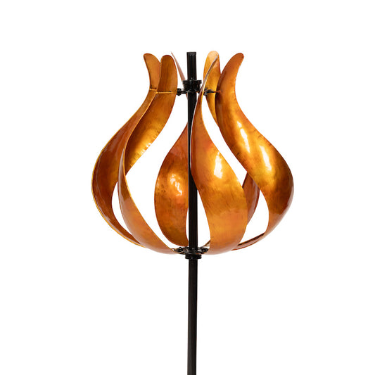 Wind Spinner Tulip Gold Decor  