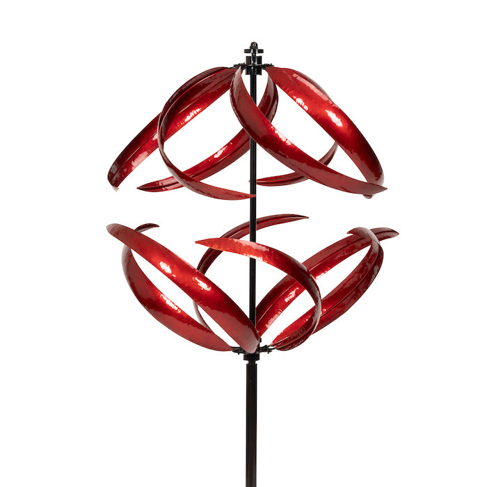 Wind Spin East West Ruby Red Decor  