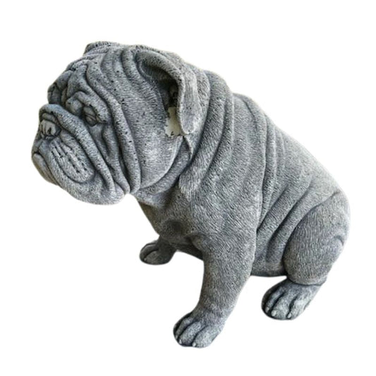 Bull Dog Statue  