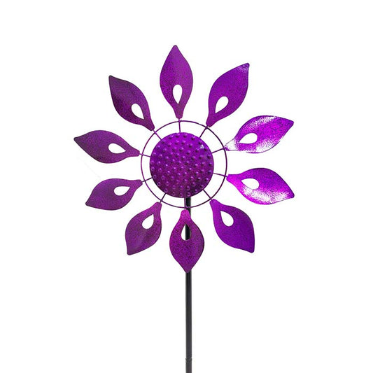 Wind Spinner Dahlia Fuchsia Decor  