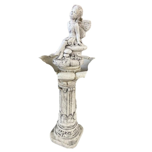 Fairy Birdbath Statue  