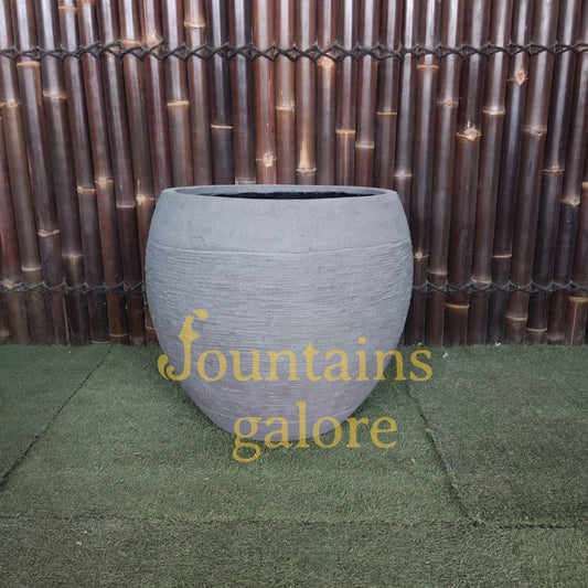 Large Concrete Gentong Pots   