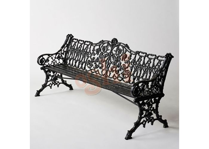 Extra Long Bench Décor Black 