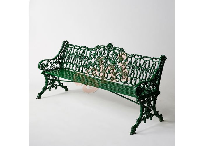 Extra Long Bench Décor Dark Green 