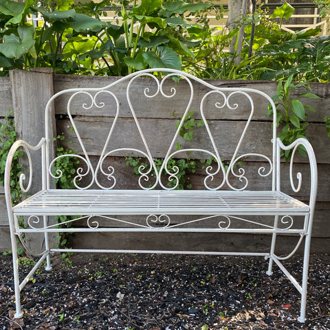 Garden Bench Bella Cream Décor  