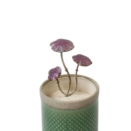 Mushroom Stake Purple Decor  