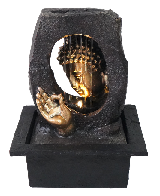 Gilt Raining Buddha Water Feature  