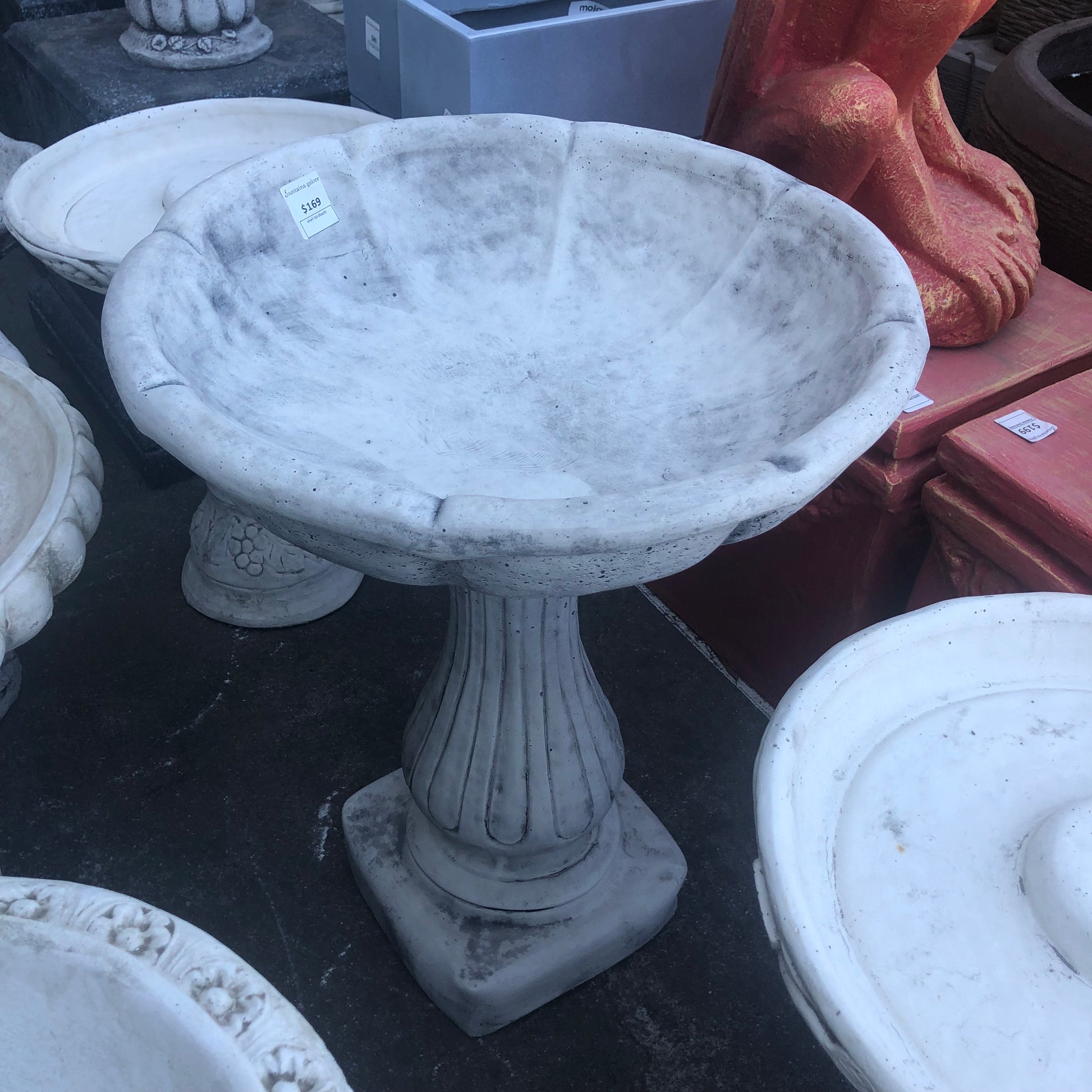 Shell Birdbath Bird Bath