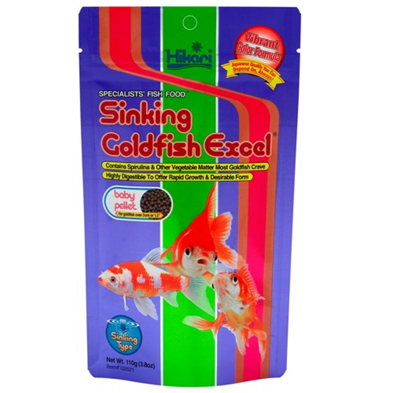 Goldfish Excel Sinking Baby - 110g Goldfish & Koi Food  