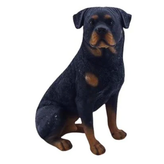 Sitting Rottweiler Statue Statue  