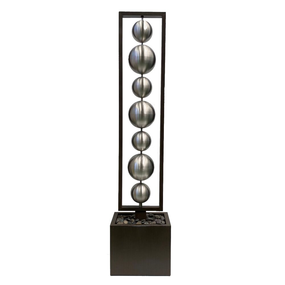 Stainless Steel Ball Water Fountain Water Feature  