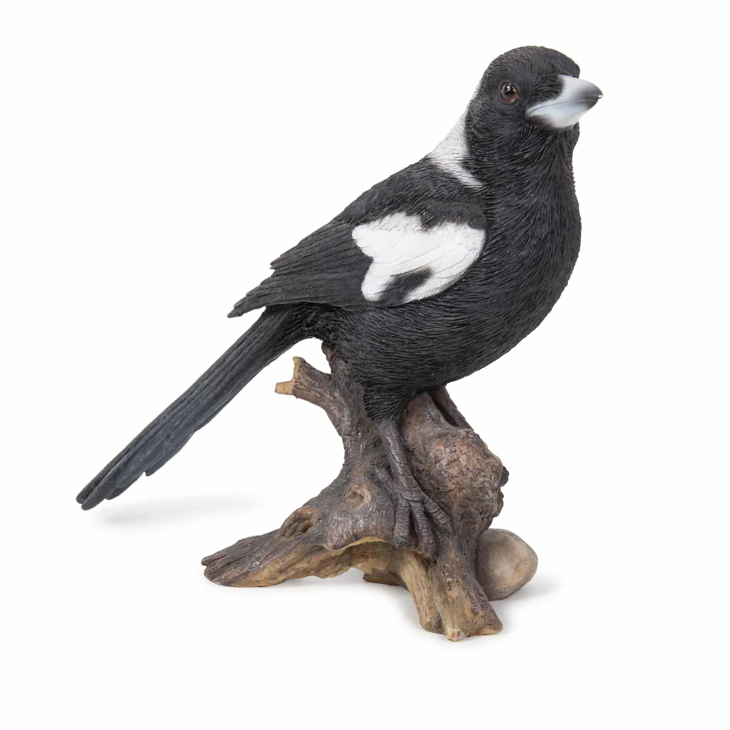 Magpie on Stump Statue