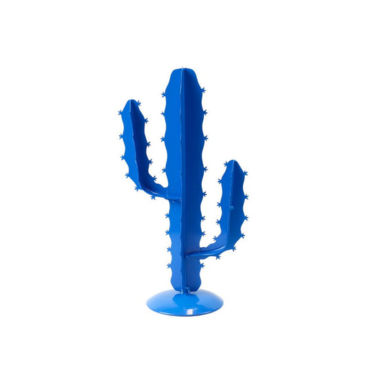 Blue Cactus Stand Decor  