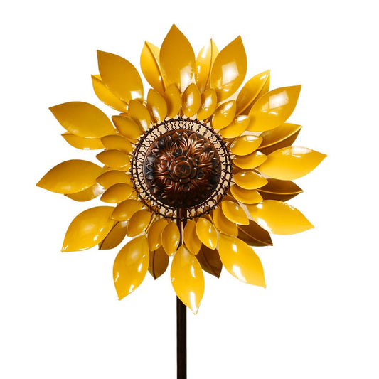 Sunflower Windspinner Decor  