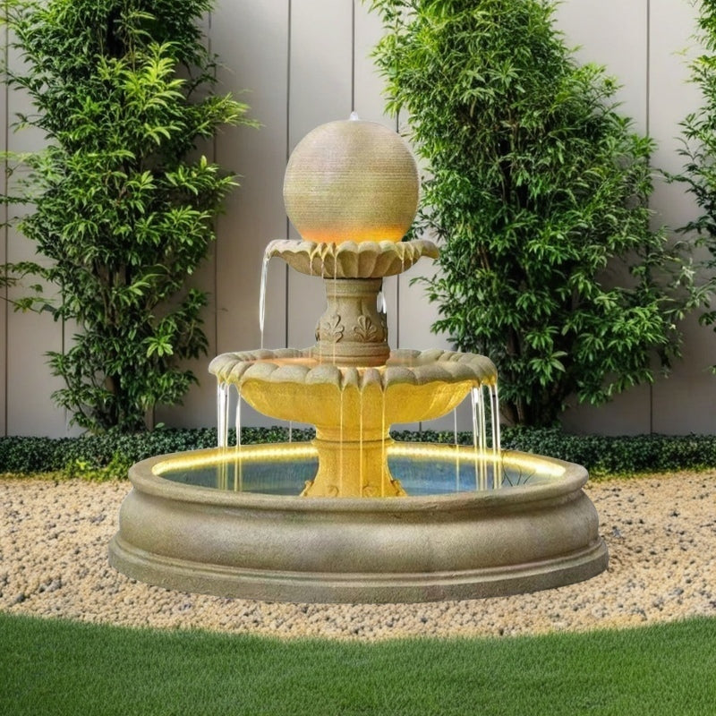 2 Tier Ball Fountain - NEW PRODUCT Water Feature