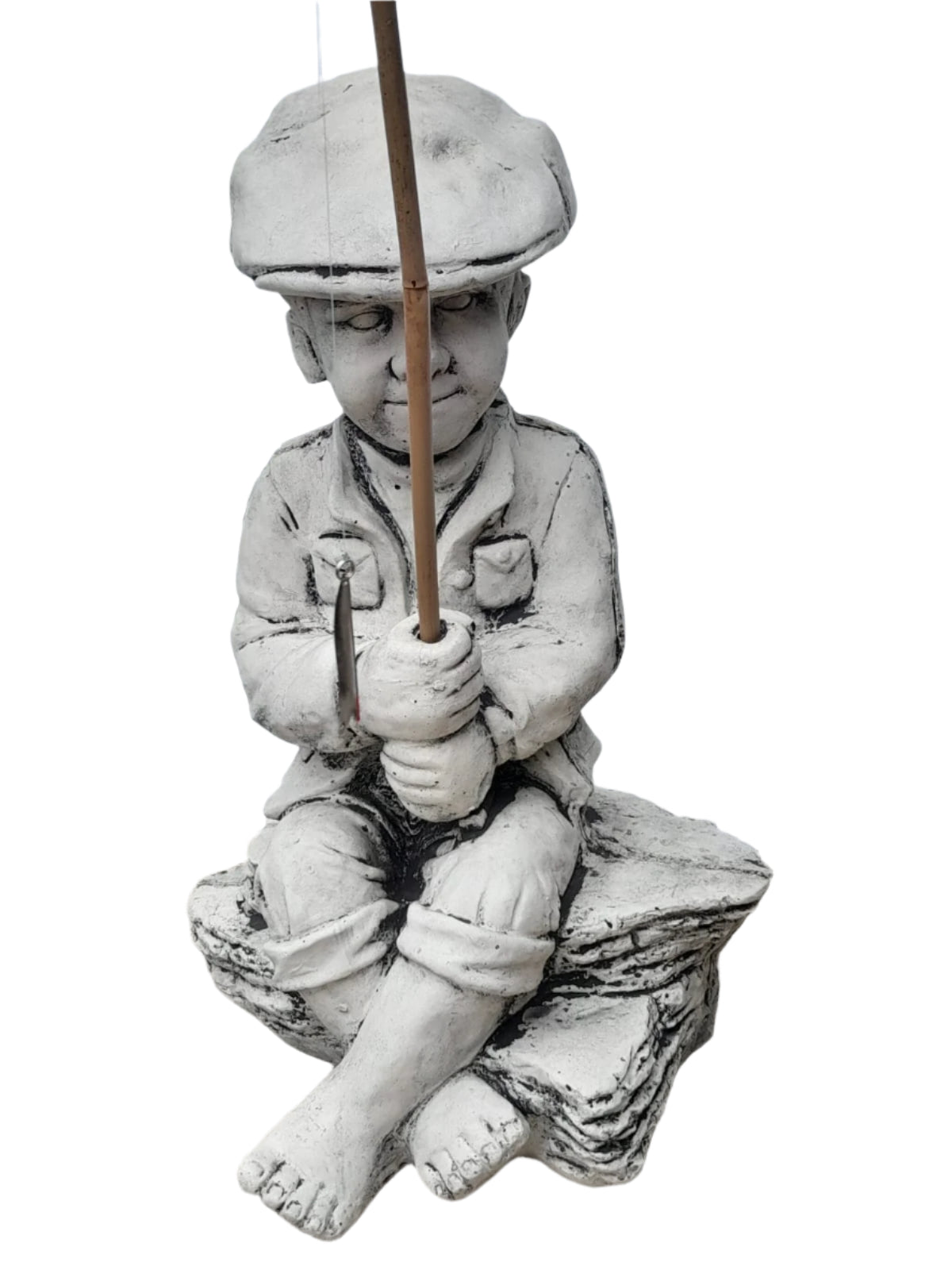 Fishing Boy Concrete Statue Statue