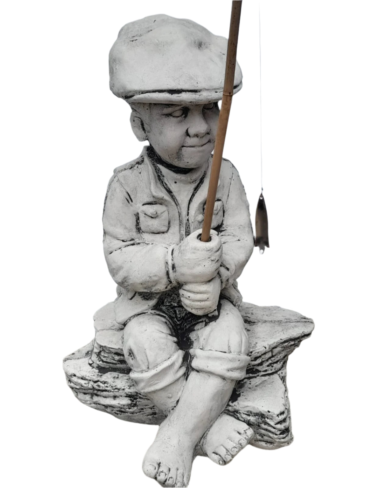 Fishing Boy Concrete Statue Statue