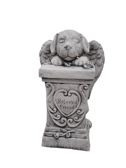 Dog Memorial Concrete Statue Statue