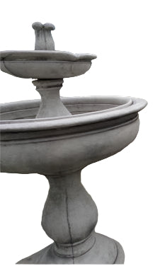 Courtyard Fountain Water Feature Standard Grey