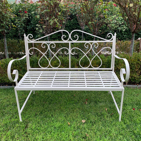 Garden Bench Seat Zara Cream Décor  