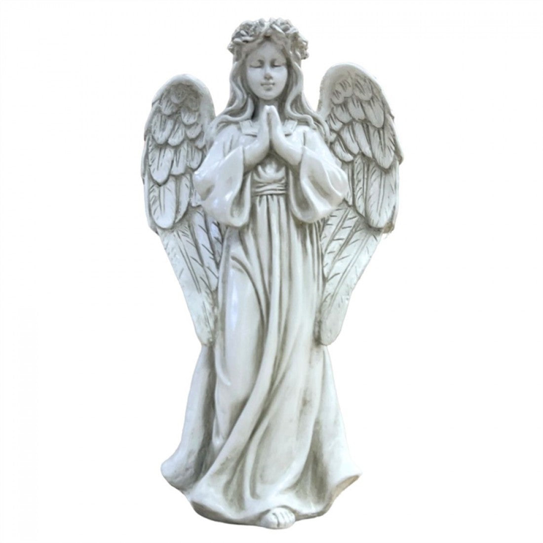 Angel With Solar Light Statue – Fountains Galore