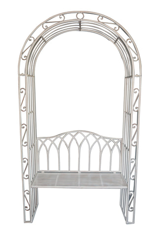 Arch with Bench Seat Rustic Cream Audrey Décor  