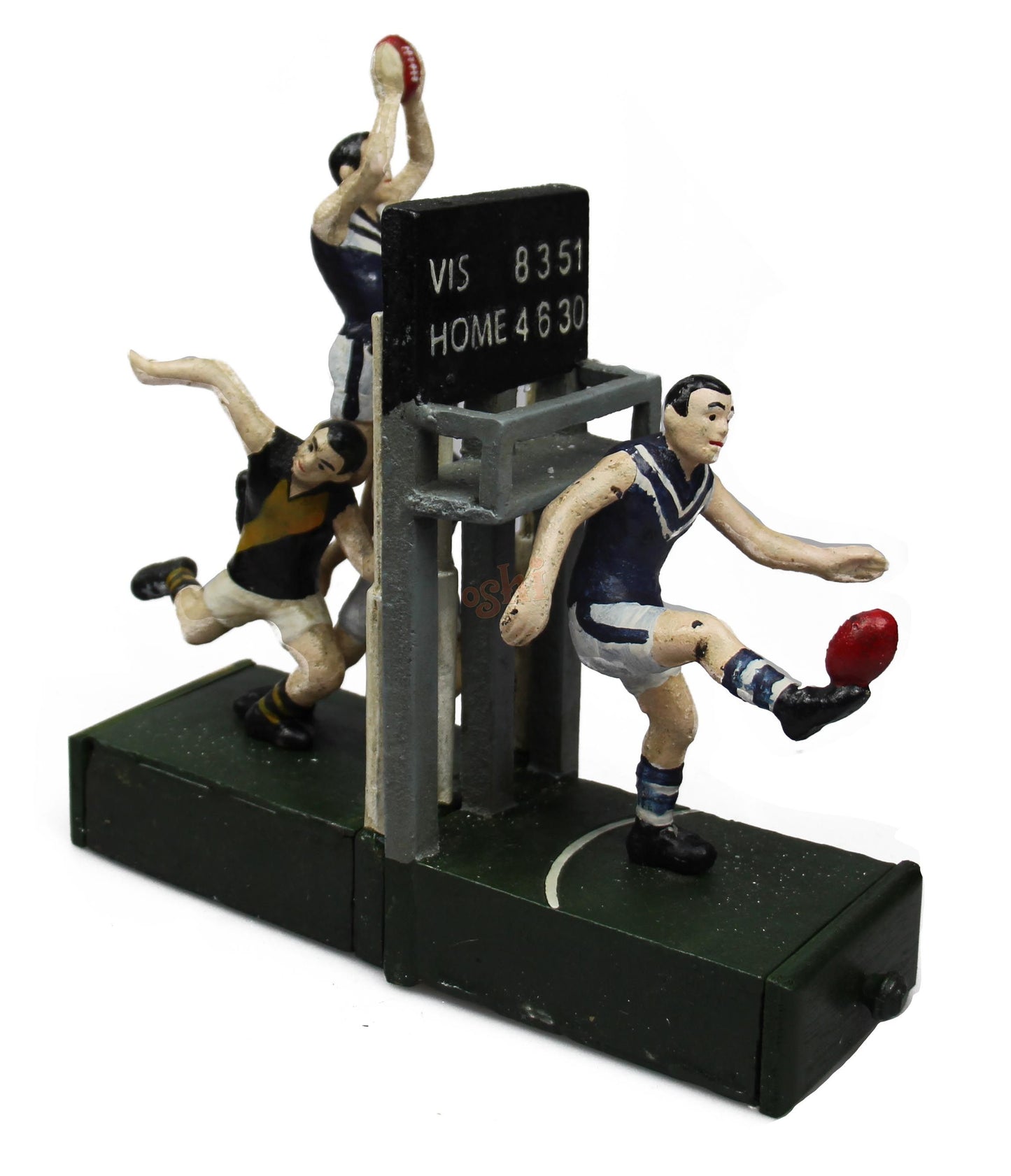 Footy Bookend Statue Footy Bookend Collingwood 