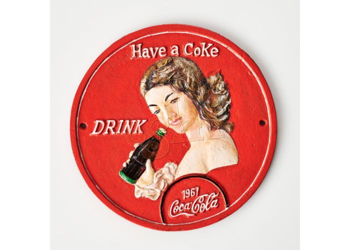 Have a Coke Sign Round Décor  