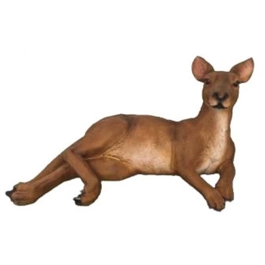 Kangaroo Laying Down - Large Statue Statue  