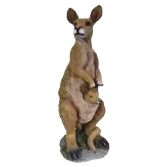 Kangaroo with Joey in Pouch Statue Statue  