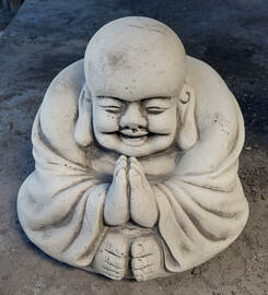 Round Buddha Statue  