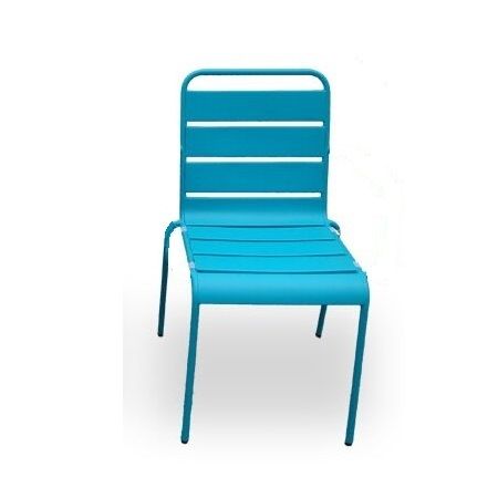 8 Slats Canun Chair Blue   