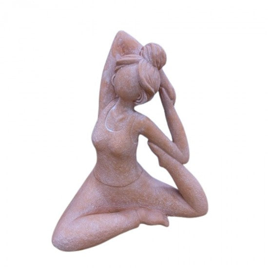 Magnesium Oxide Woman doing Yoga Statue  