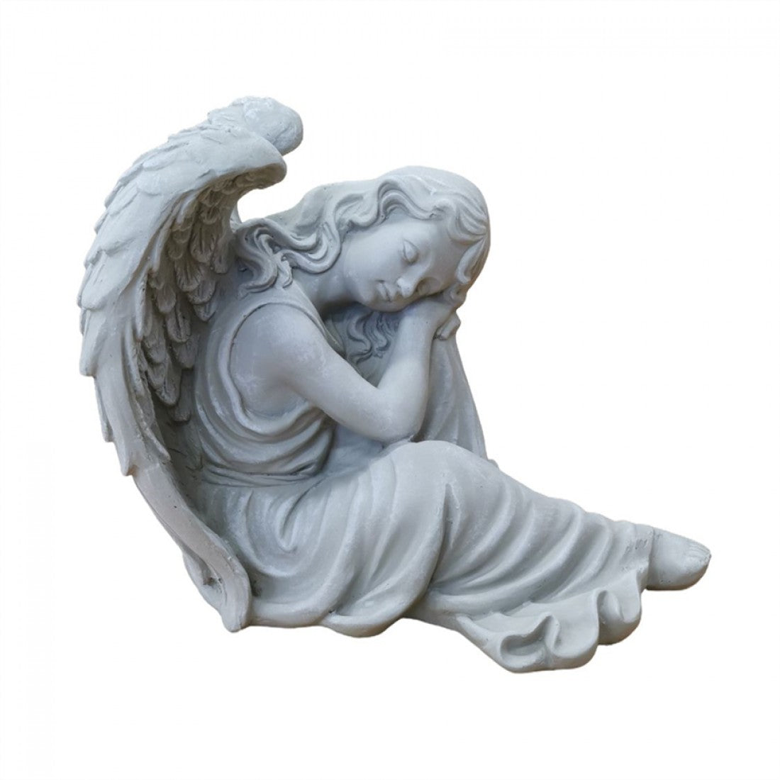 Head on Knee Angel Statue – Fountains Galore