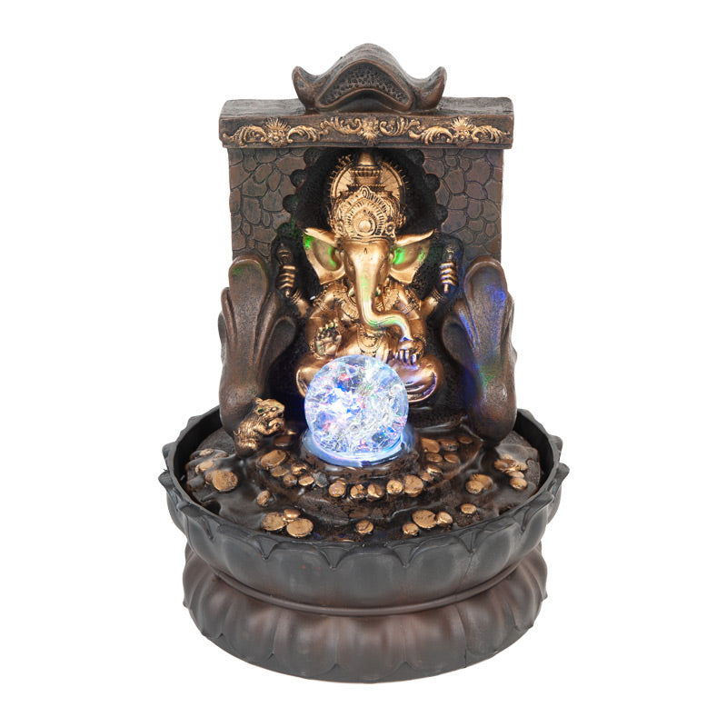 Gilt Ganesha Fountain