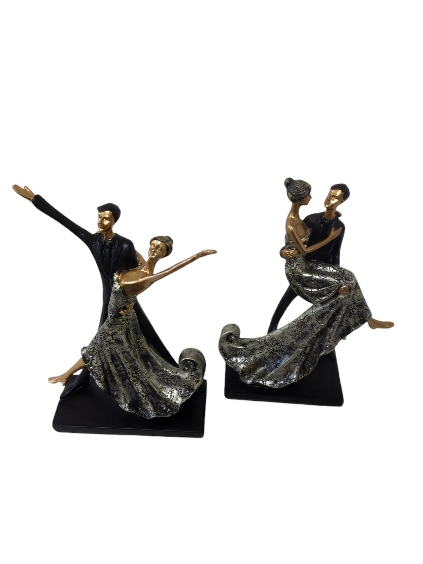 Ballo Dancers Statue Statue Ballo Holding Couple Blue 