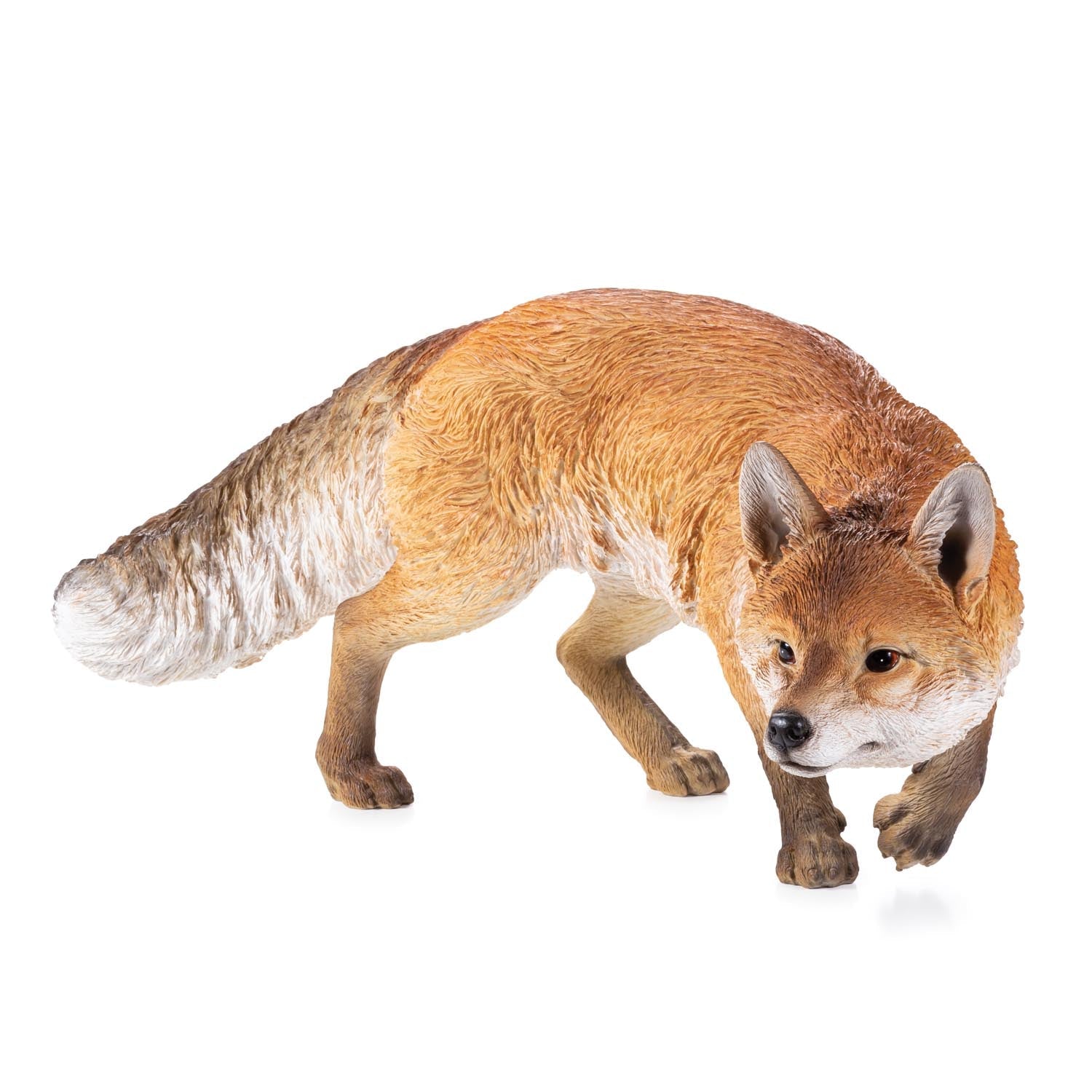 Large Hunting Fox Figurine