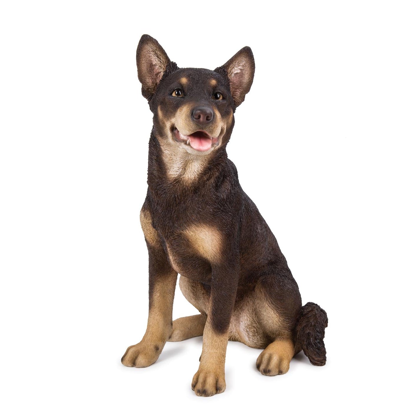 Red Kelpie Sitting Figurine