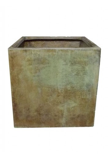 Cube Planters Pot Antique Grey 40Hx40W