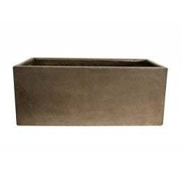 Rectangle Planters Trough 80x20x20 Coffee Bean